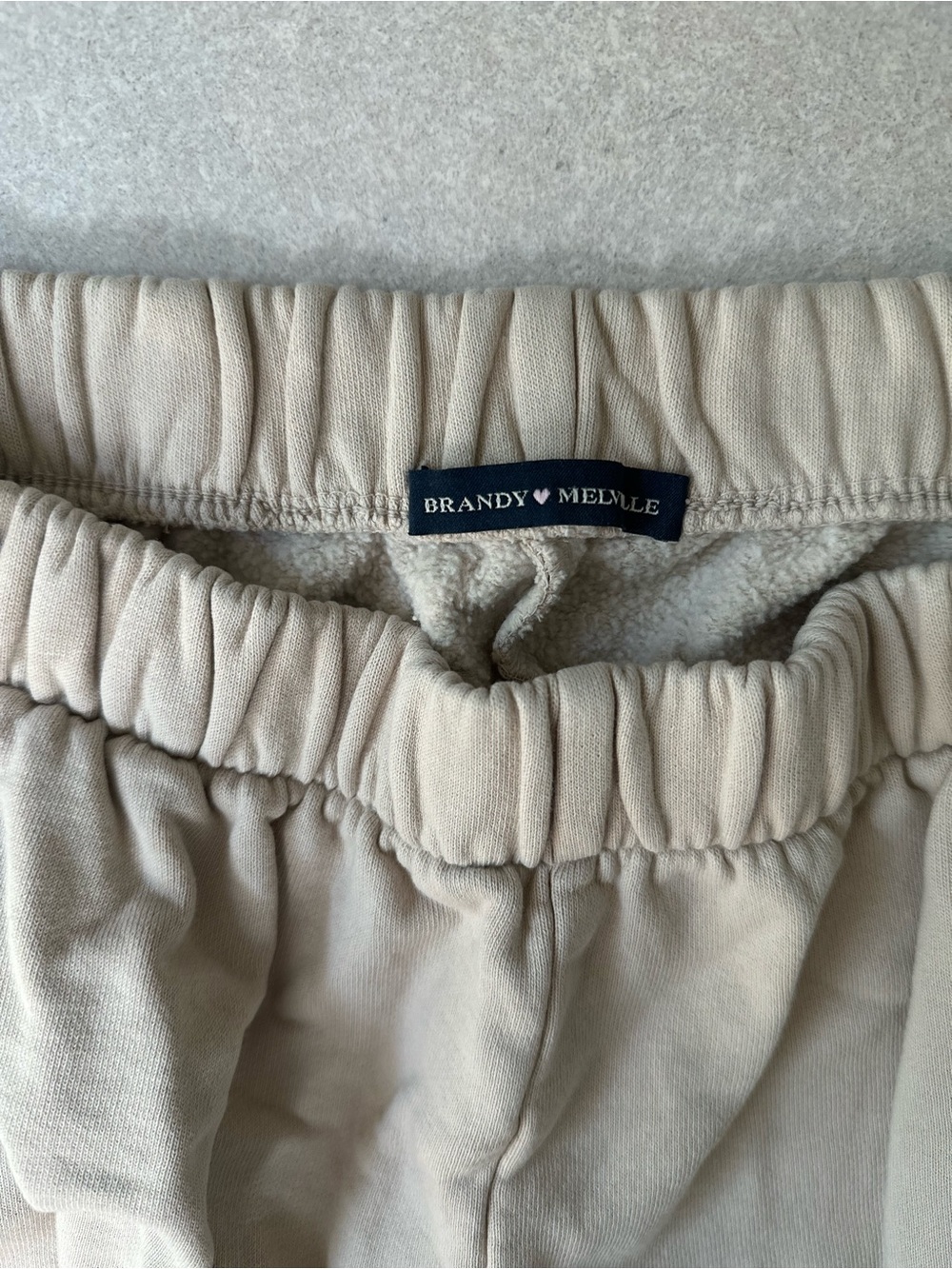 Brandy Melville Neutral Beige Sweatpants